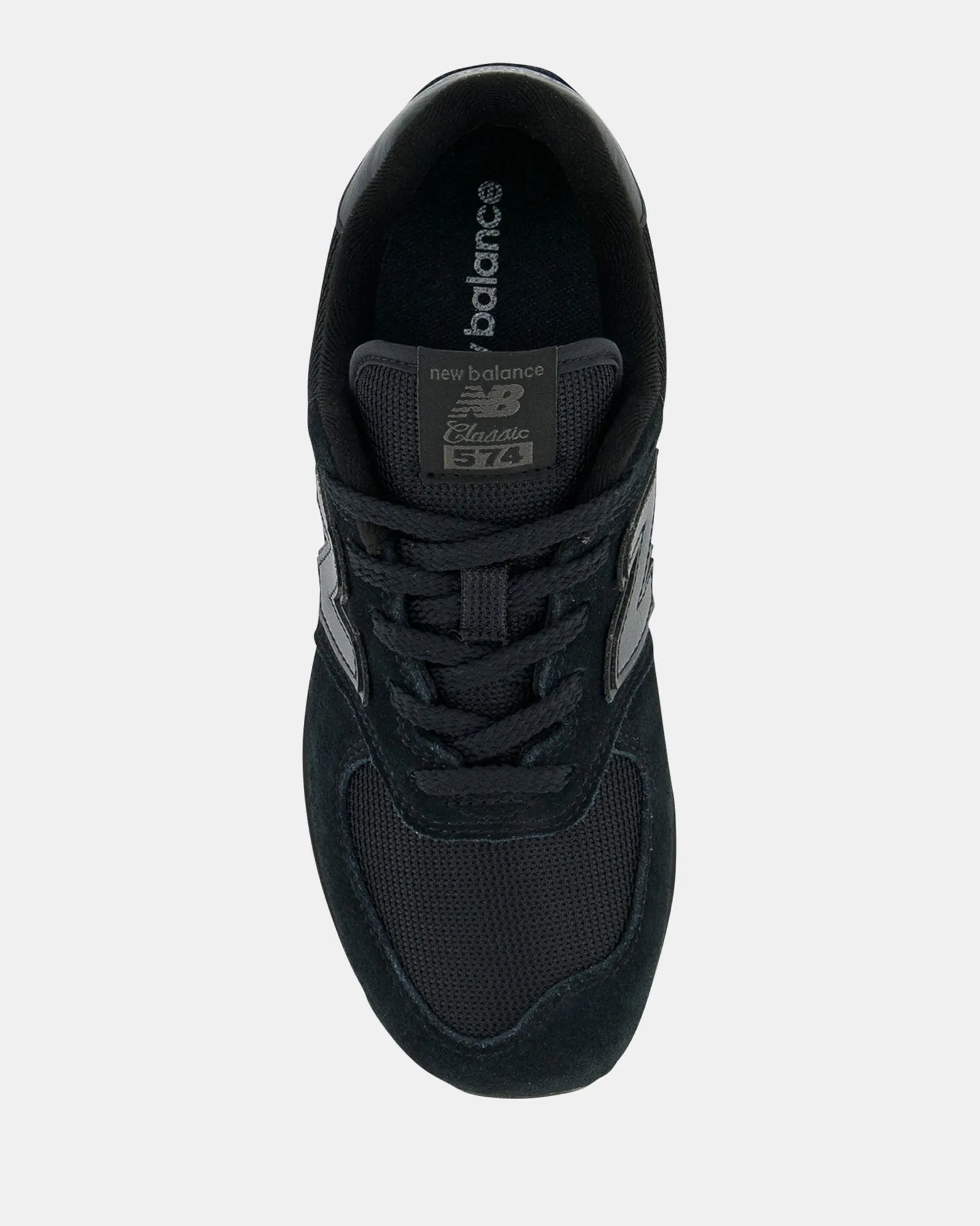 574 V2 Black Grade School Black/Black