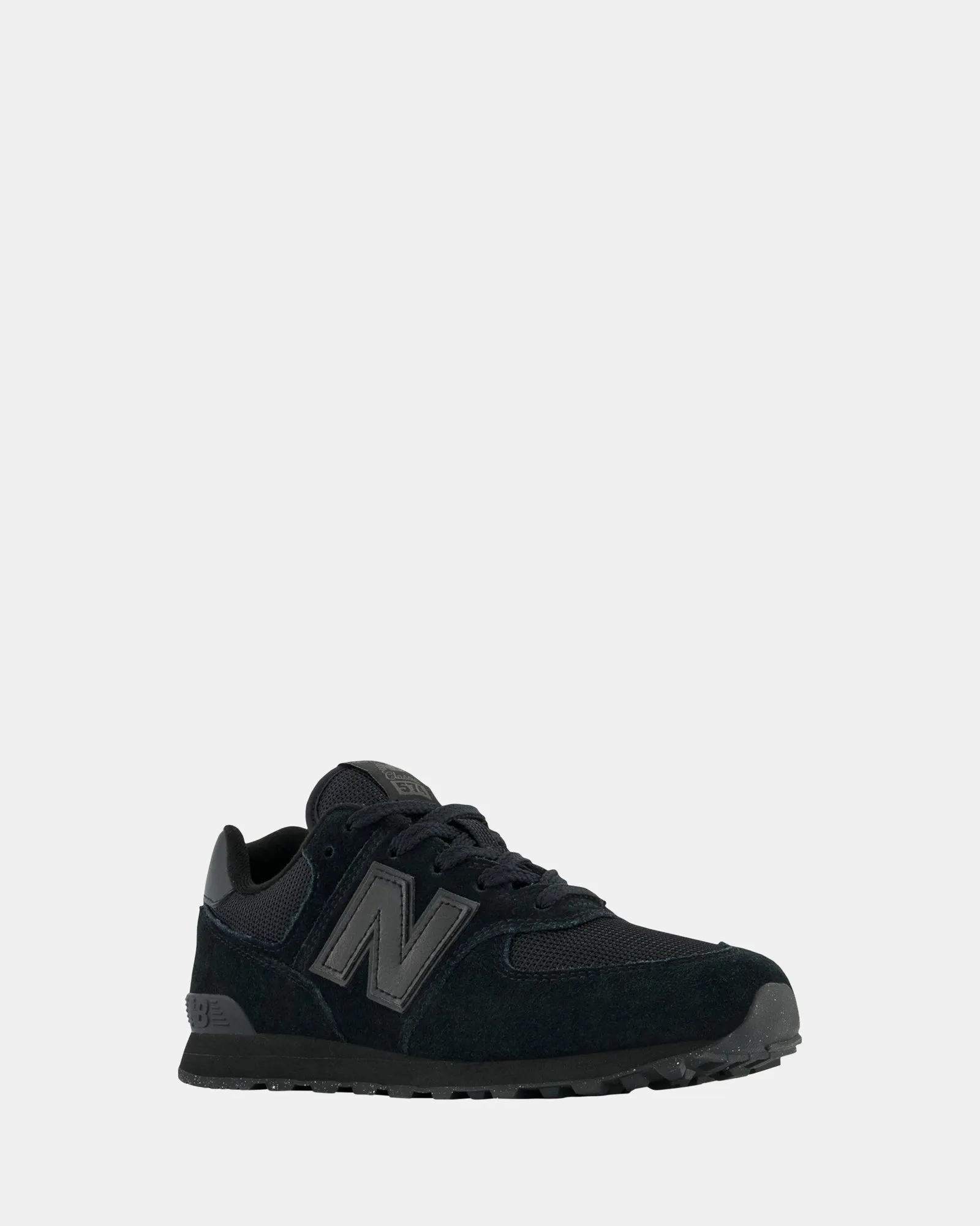 574 V2 Black Grade School Black/Black