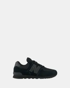 574 V2 Black Grade School Black/Black