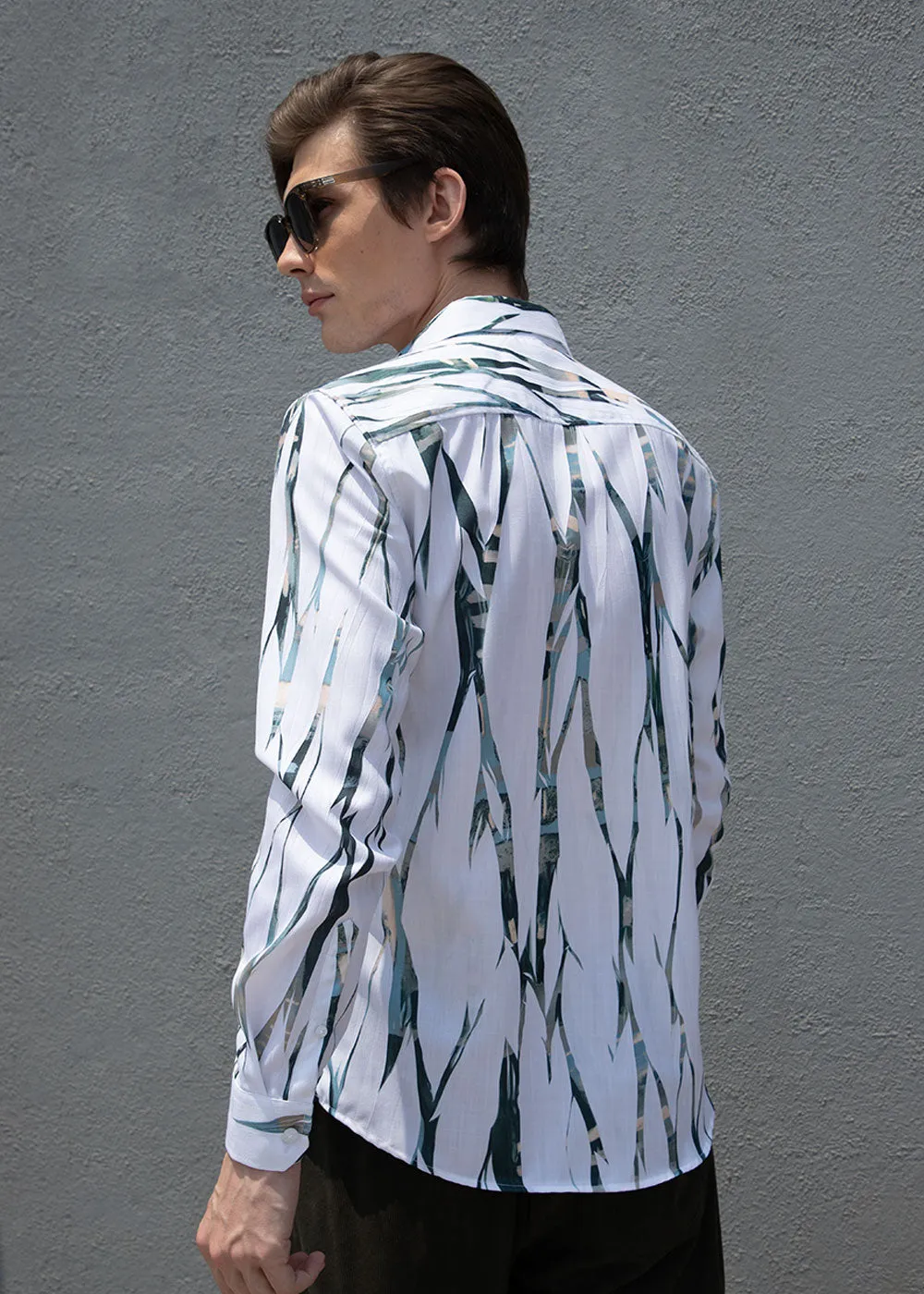 Abstract Green Shirt