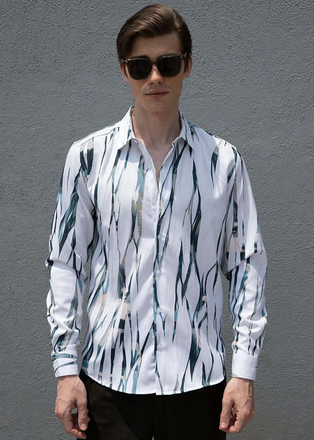 Abstract Green Shirt