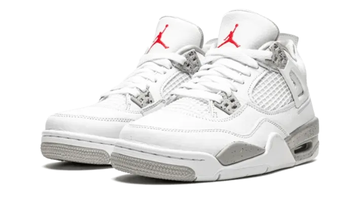 Air Jordan 4 Tech White (White Oreo)