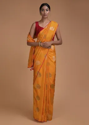 Amber Yellow Saree