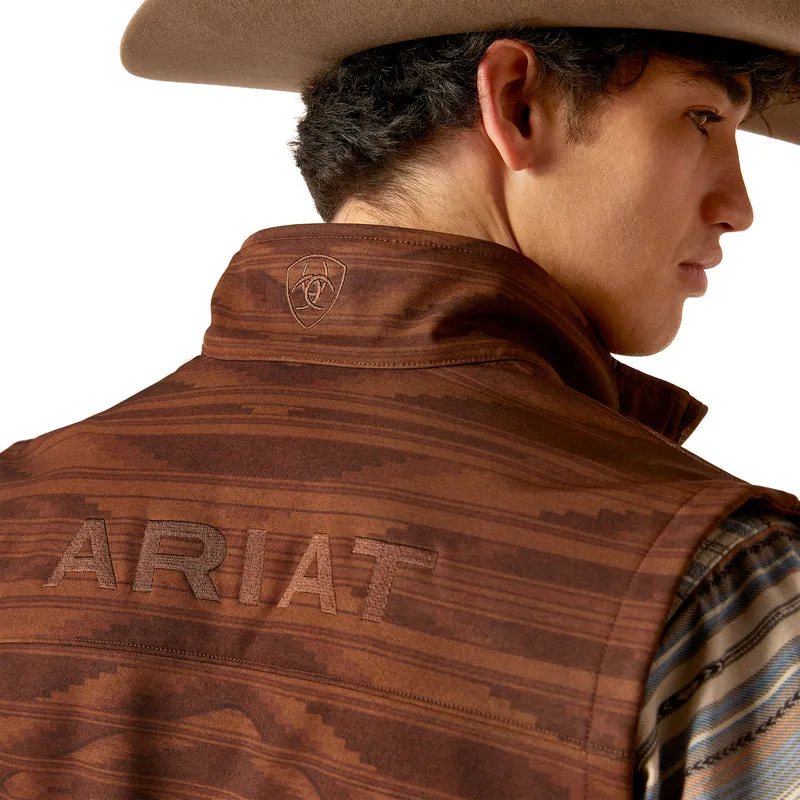 'Ariat' Men's Logo 2.0 Chimayo Vest - Shaved Chocolate