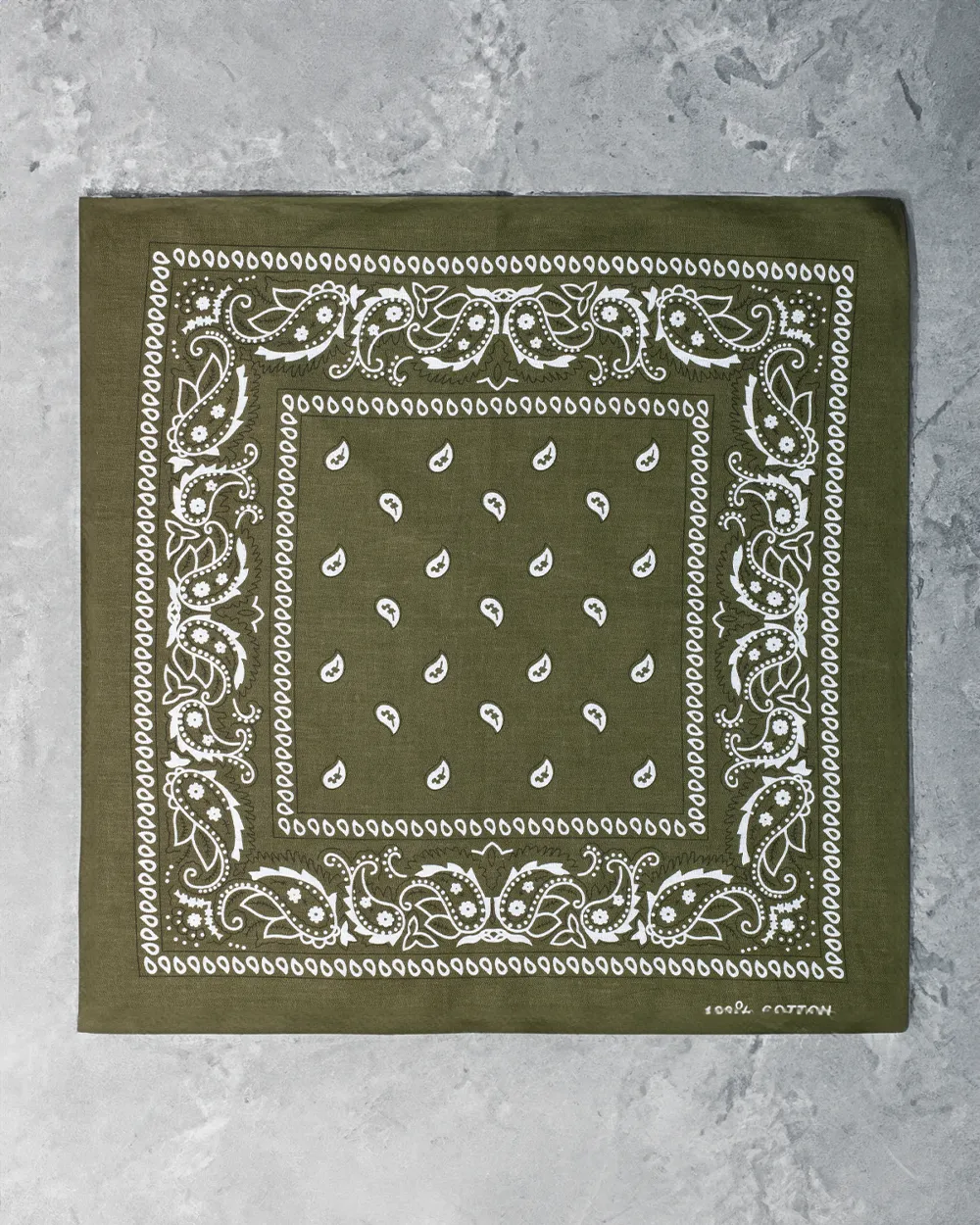 Army Green Paisley