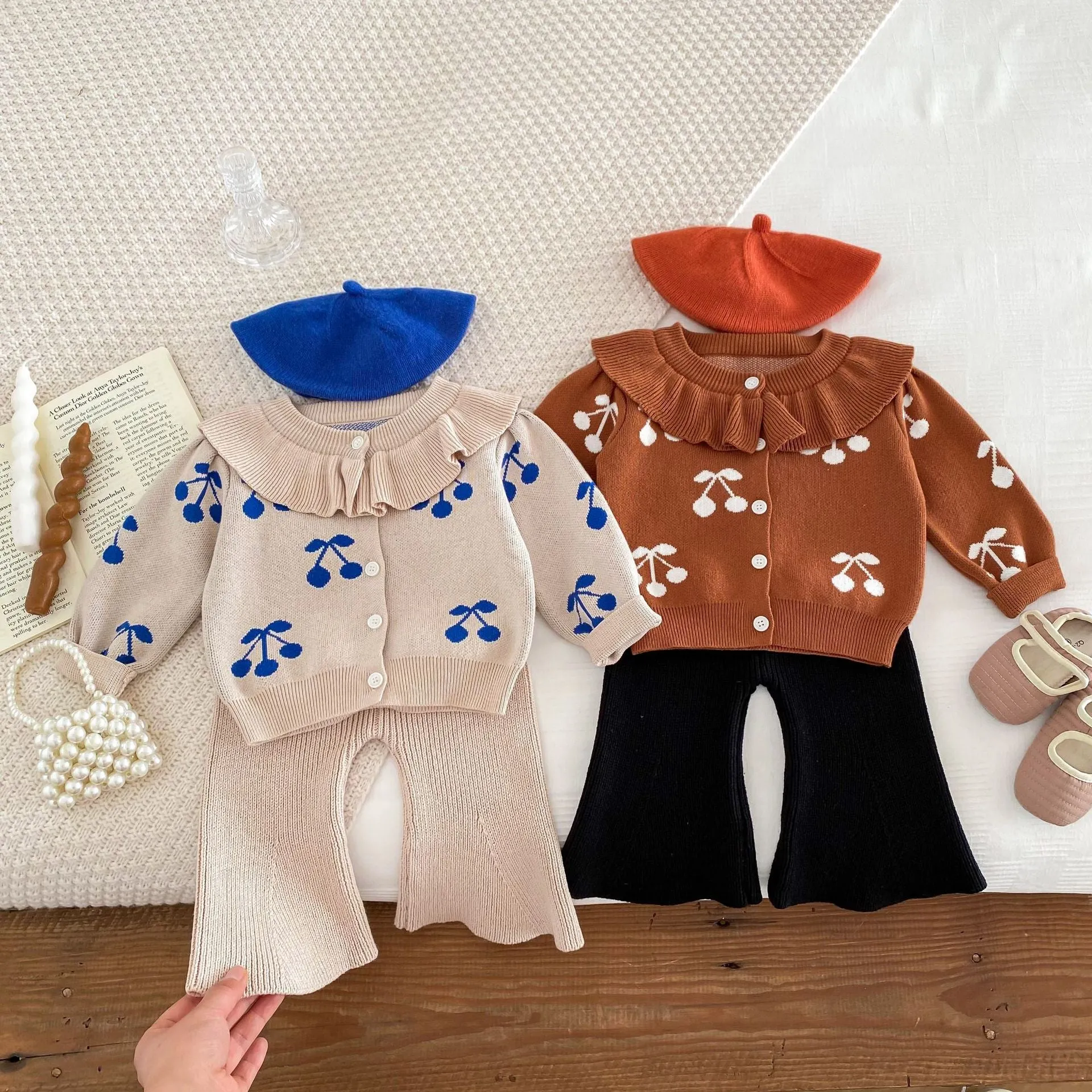 Baby Kid Girls Fruit Cardigan Wholesale 240301152