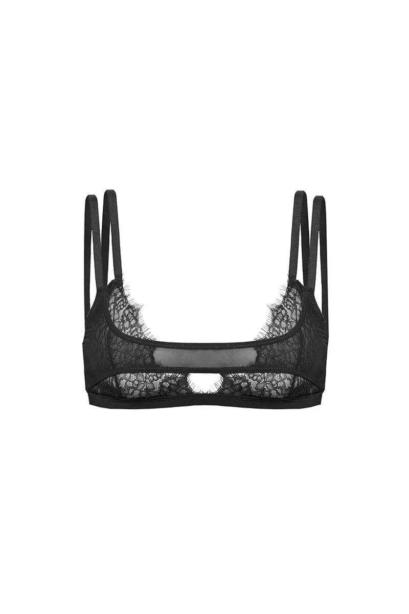 BLACK AVA BRA AND BLACK GEMMA BRIEF