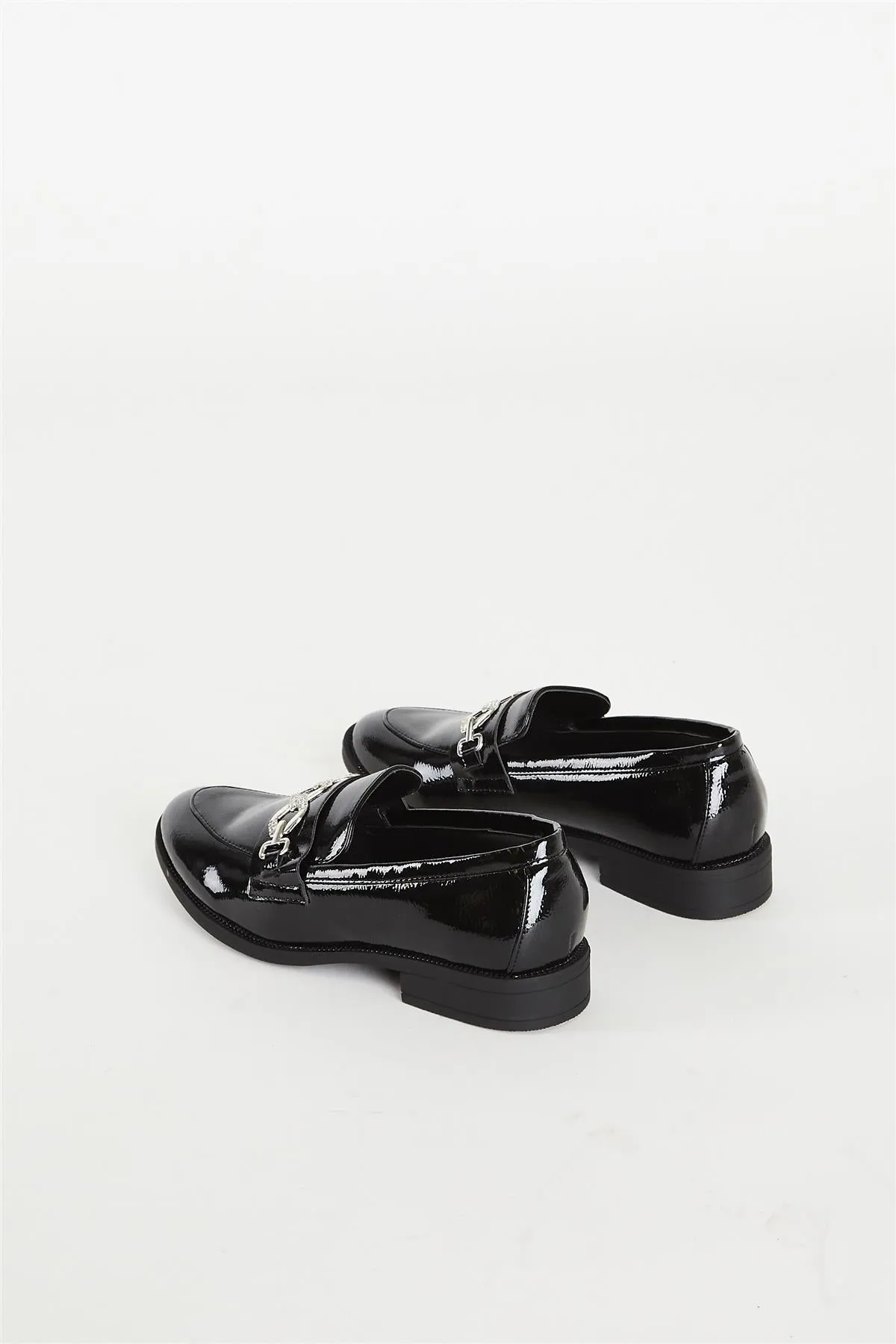 Black Patent Loafer -Black Loafer