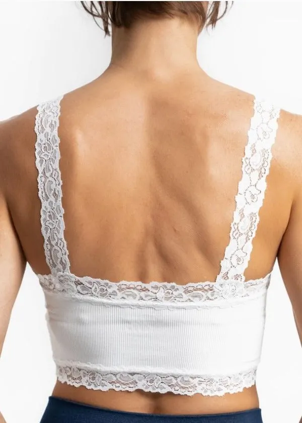 Bralette - Lace - White