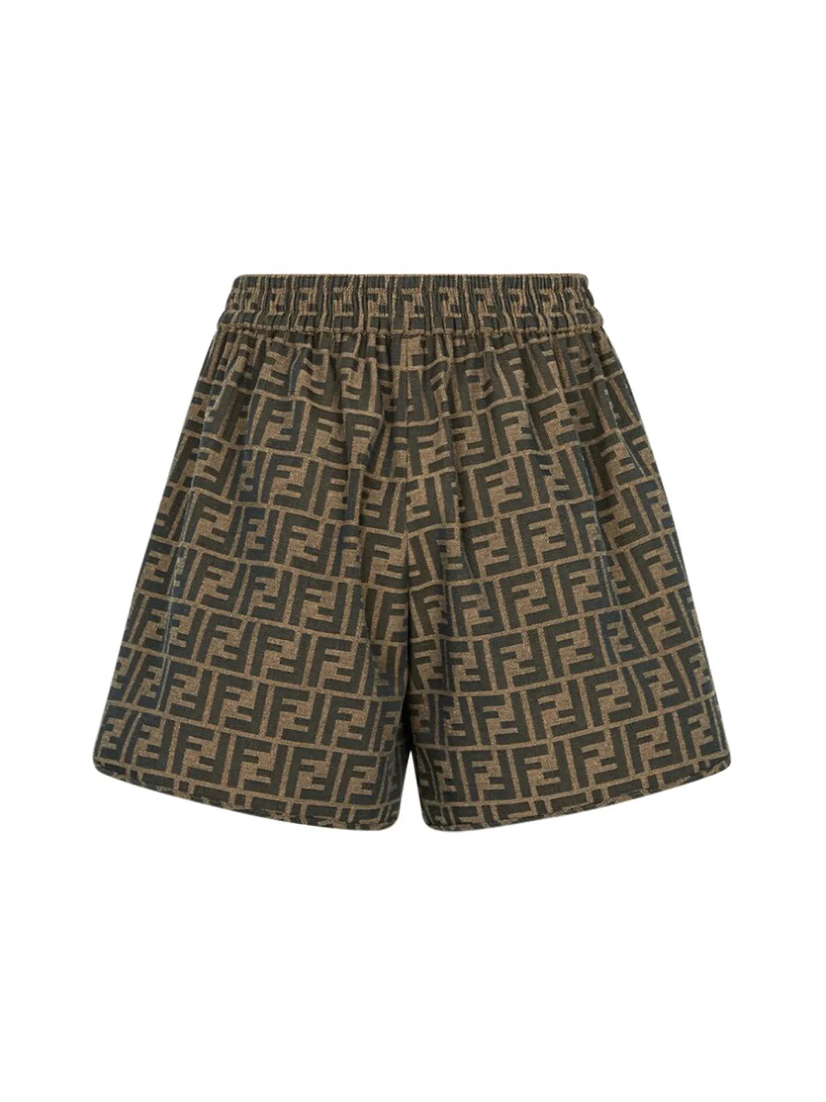 Brown canvas shorts