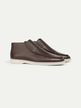 Brown Grain City Loafer