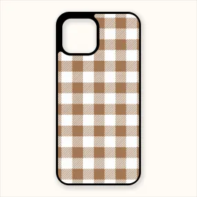 Brown Plaid Phone Case