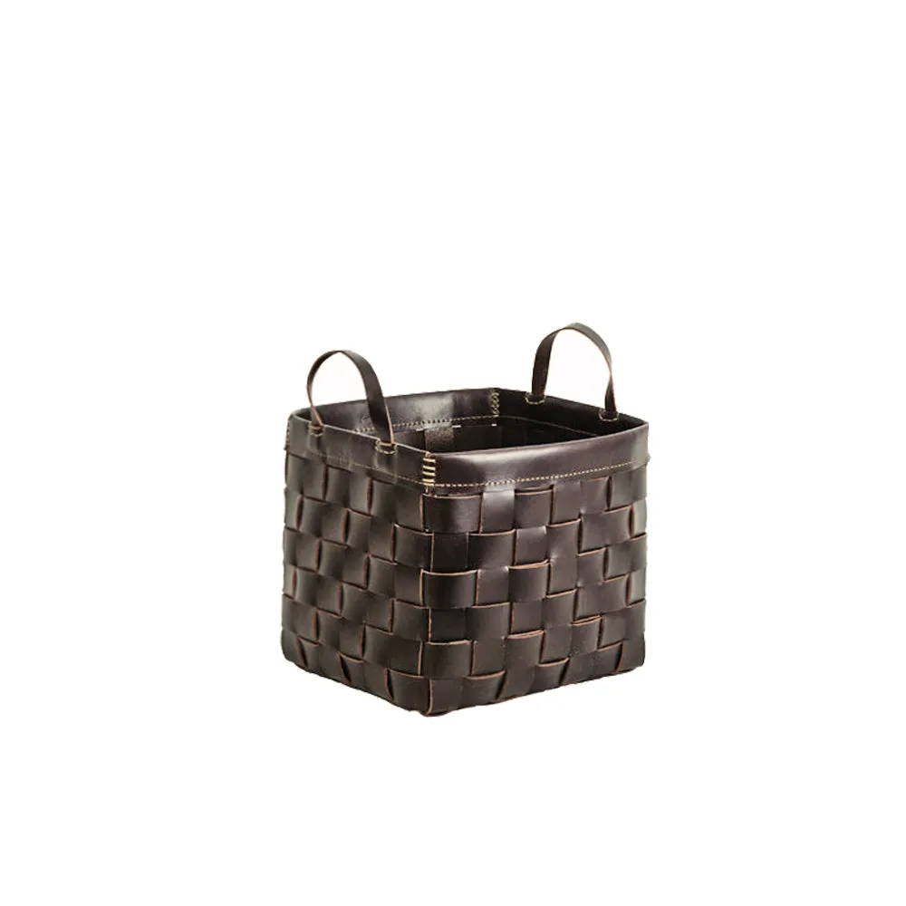 Cesta Quadrata Square Basket Brown