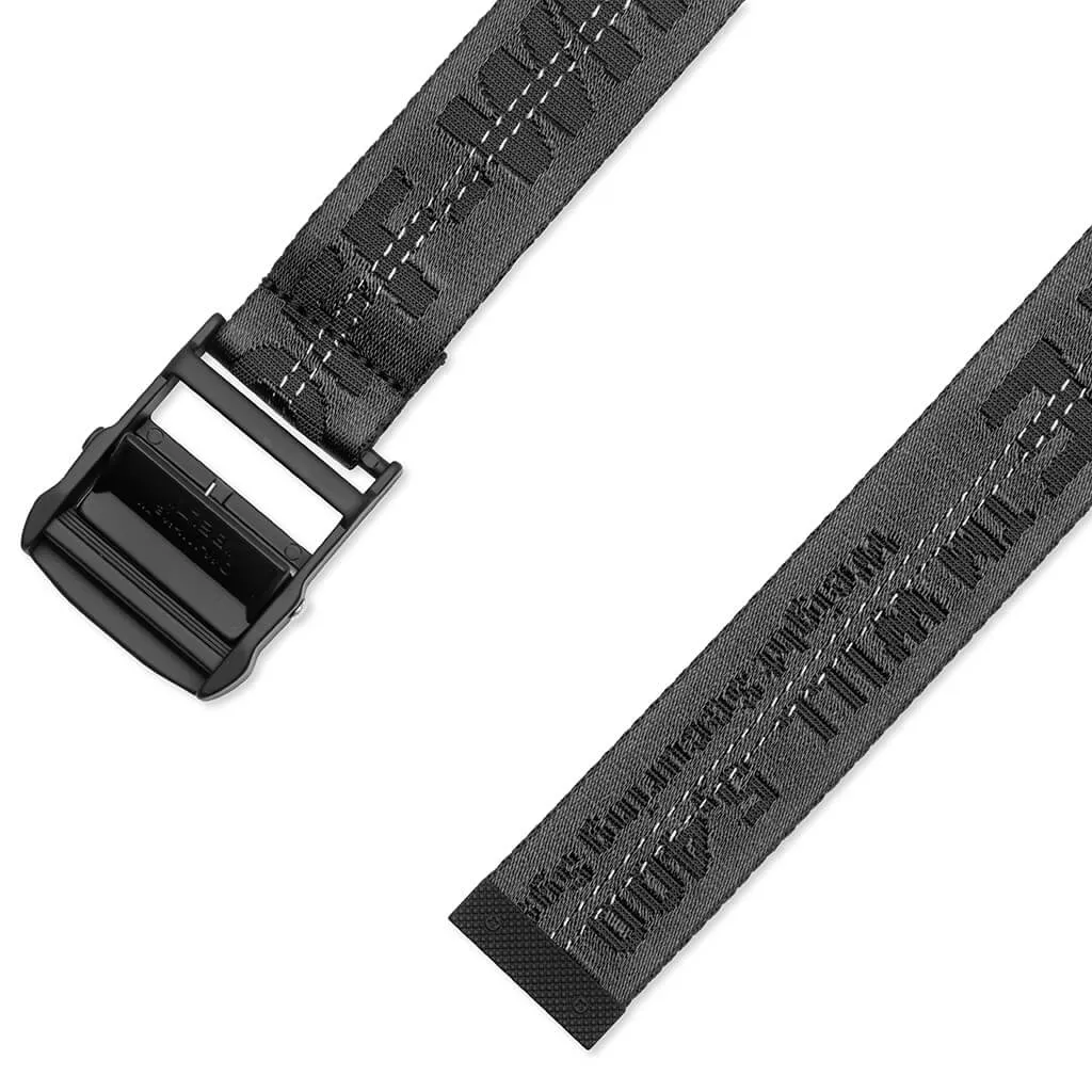 Classic Industrial Belt H35 - Black/Black