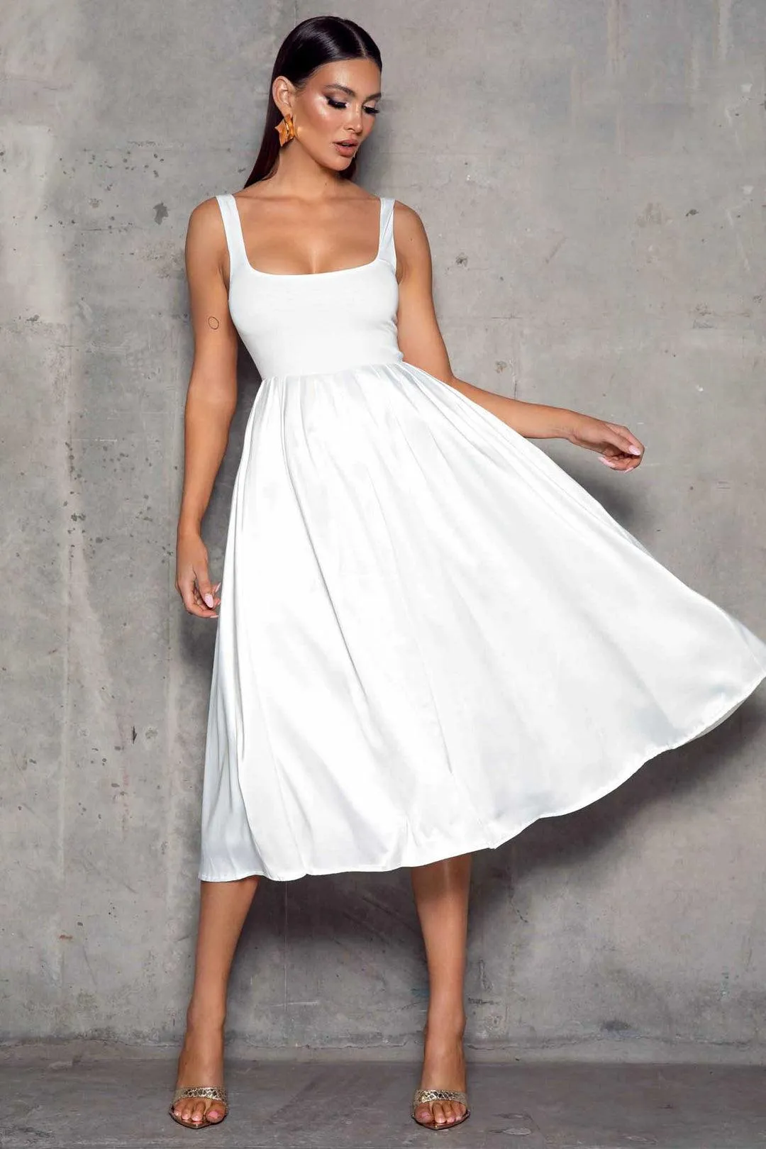 Cora Dress - White