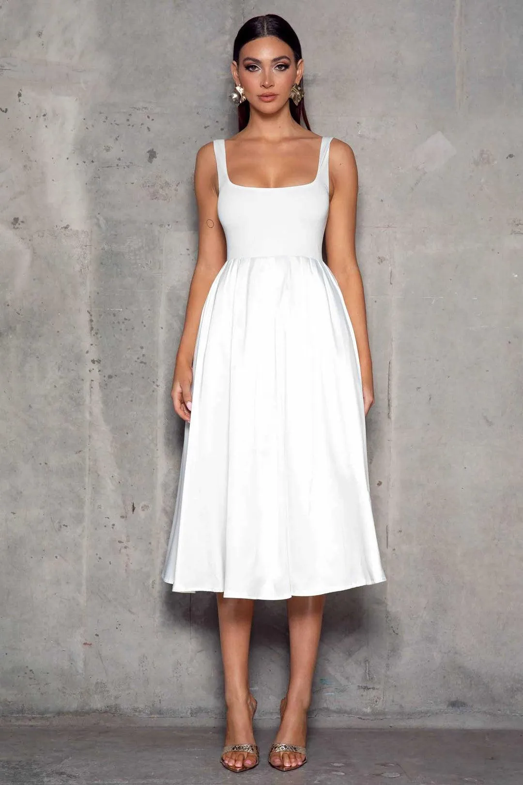 Cora Dress - White