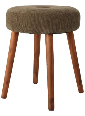 Corduroy Stool - Green