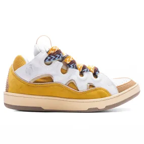 Curb Sneakers - White/Yellow