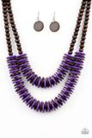 Dominican Disco Purple Paparazzi Necklace