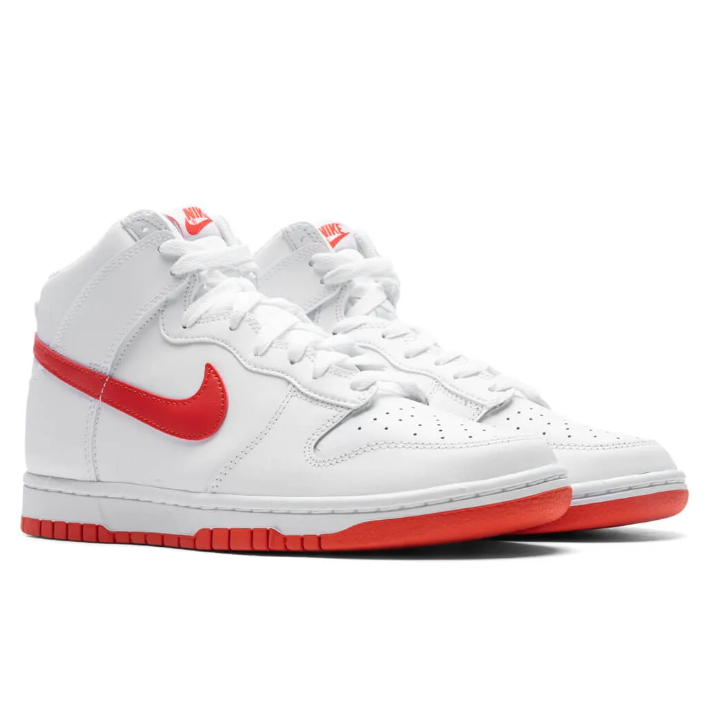 Dunk Hi Retro - White/Picante Red/White