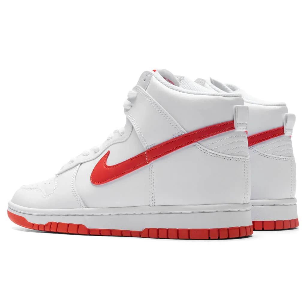 Dunk Hi Retro - White/Picante Red/White