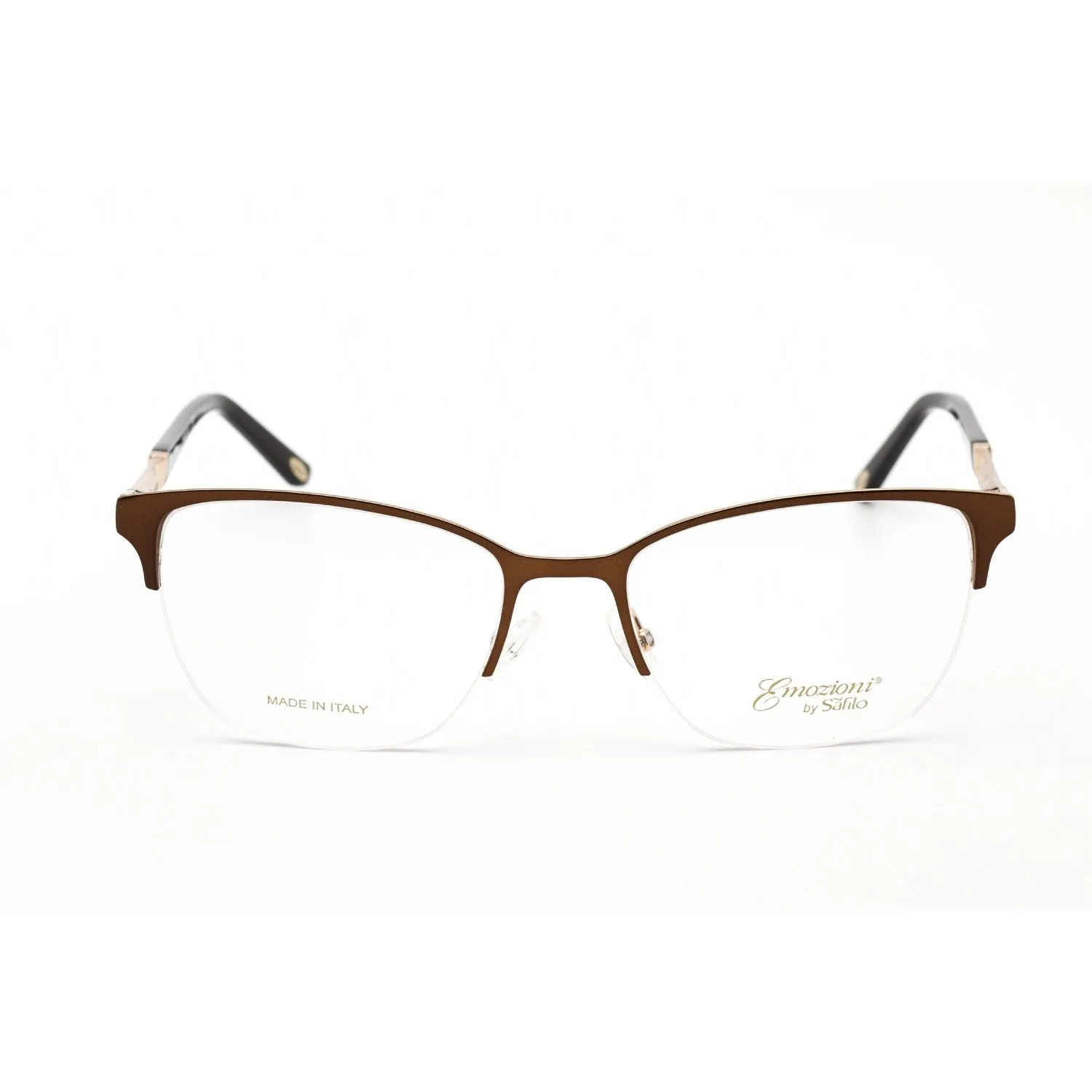 Emozioni EM 4396 Eyeglasses Brown Gold / Clear Lens