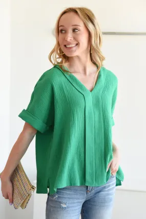 ENVIOUS GREEN TOP