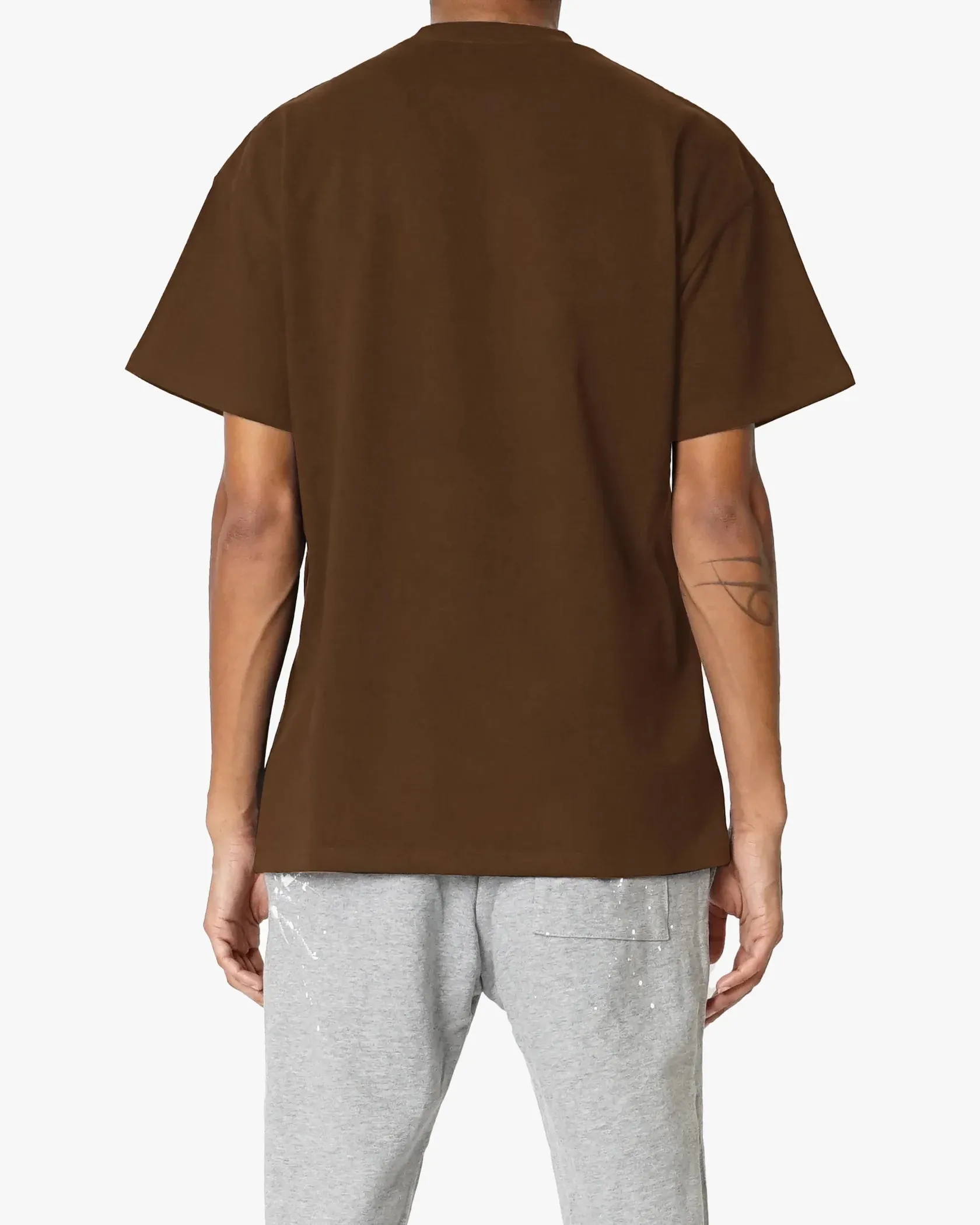 EPTM PERFECT BOXY TEE BROWN