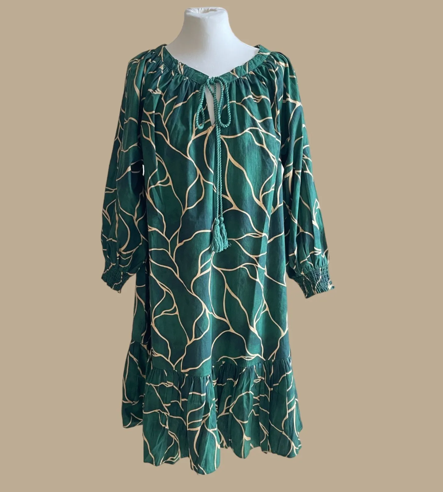 Erfurt - Cotton Dress Green