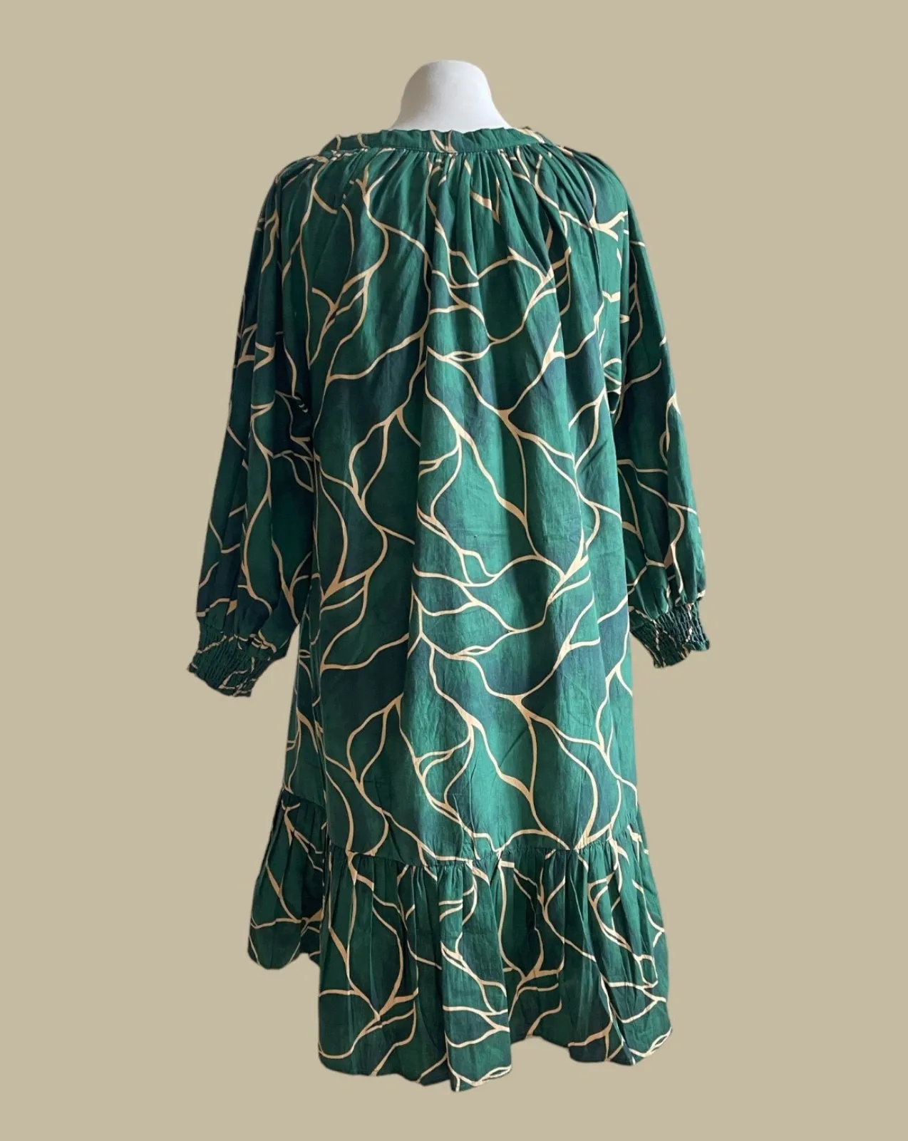 Erfurt - Cotton Dress Green