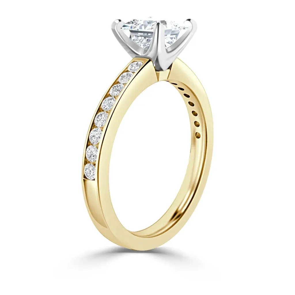 Eva - 18ct Yellow Gold - Princess