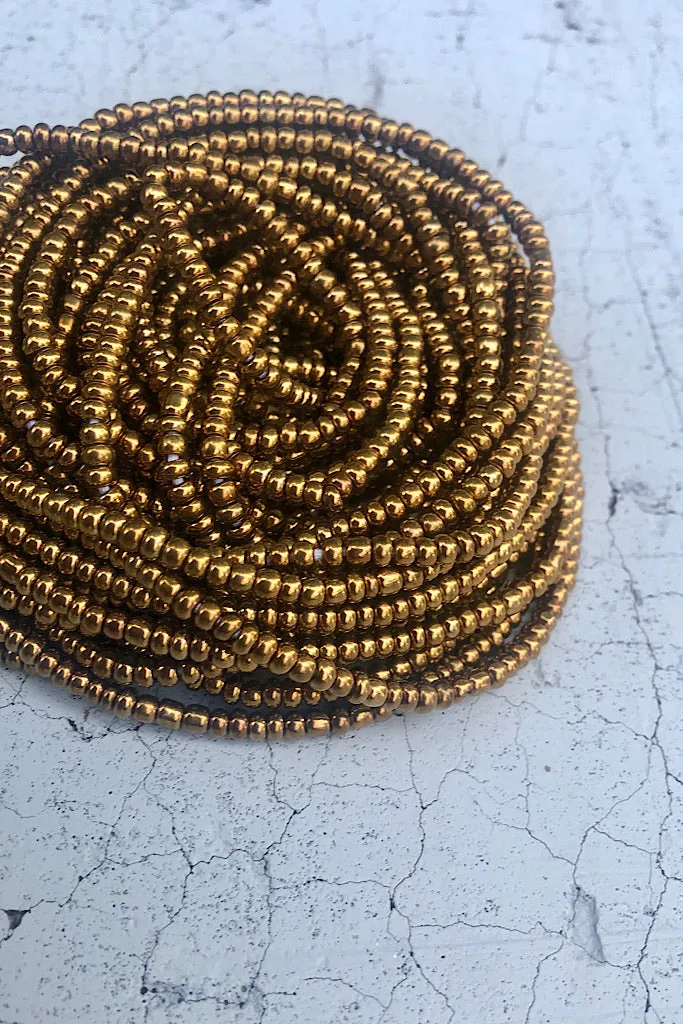 Extended Length 60 Inch Bronze Waist Beads