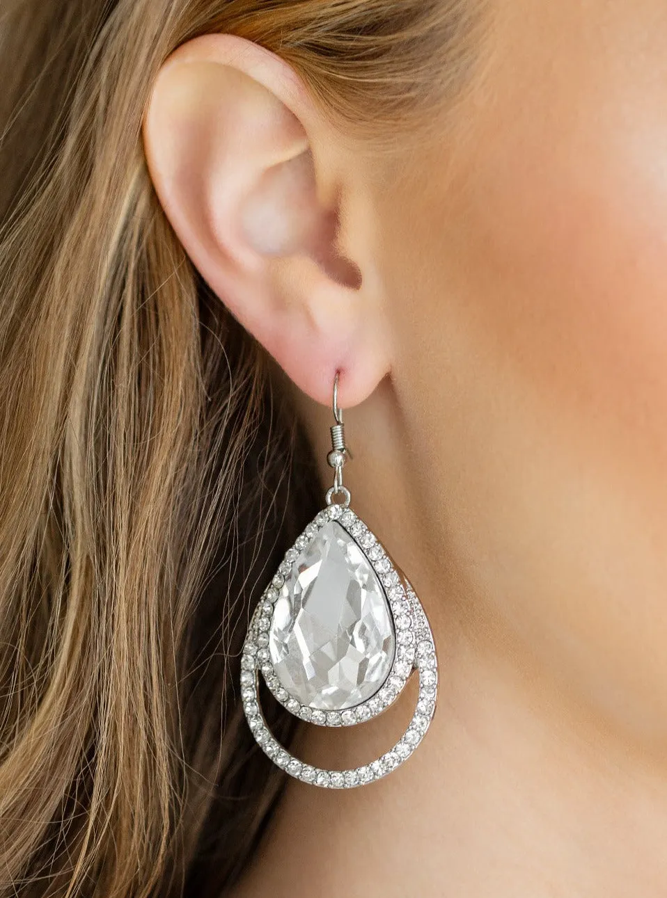 Famous White Earrings