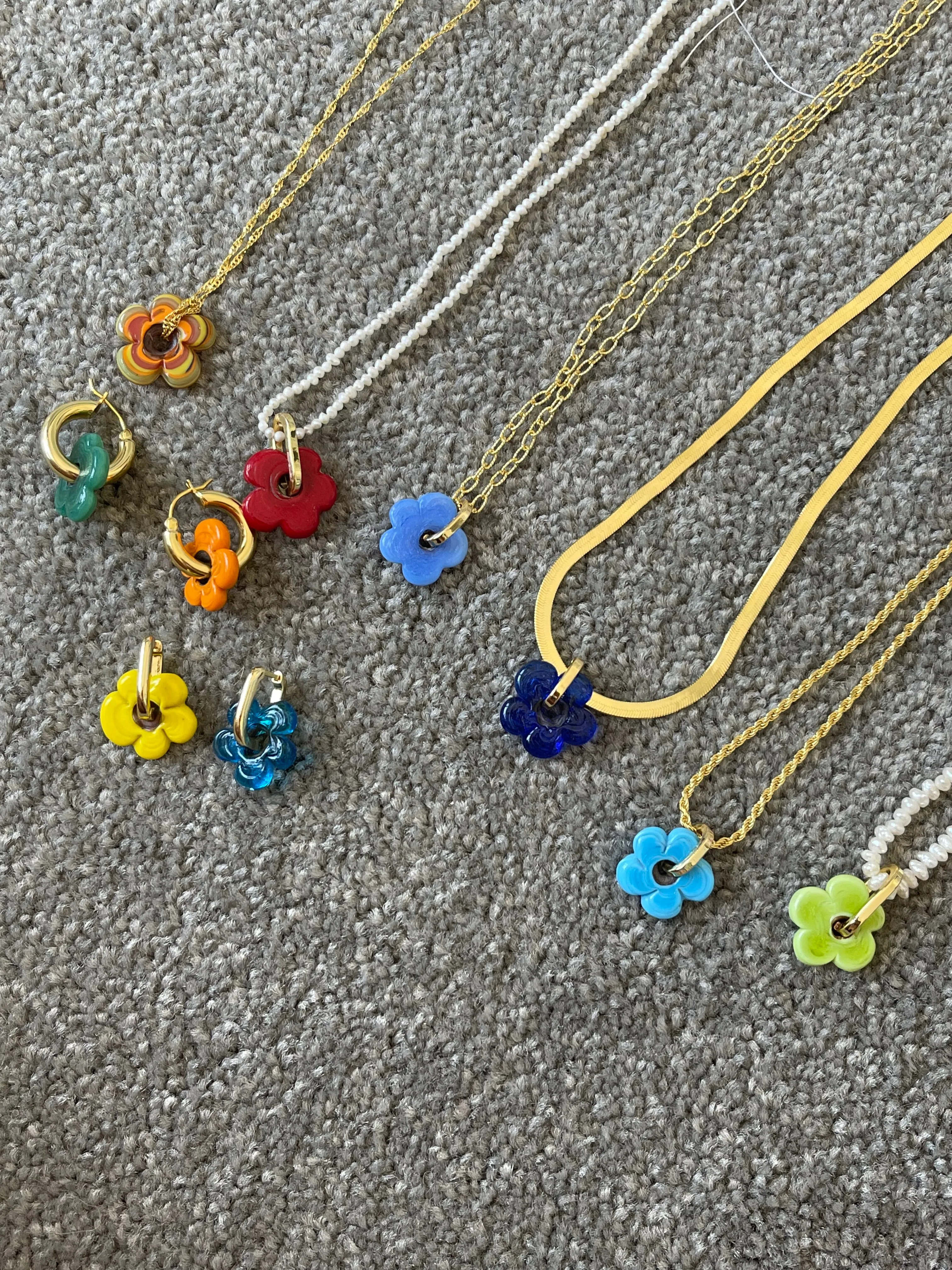 Fleur Necklace - Yellow