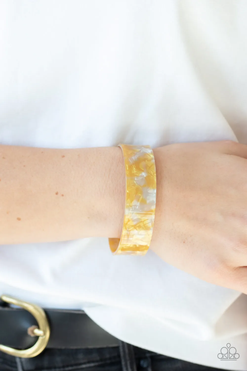 Glaze Daze - Yellow Bracelet