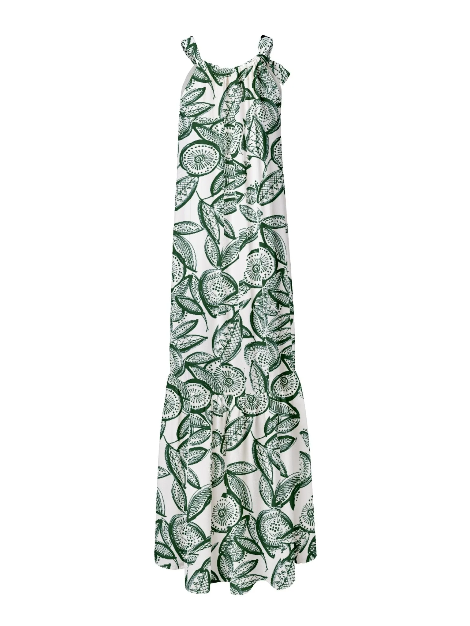 Gnoor Dress - Flora Green