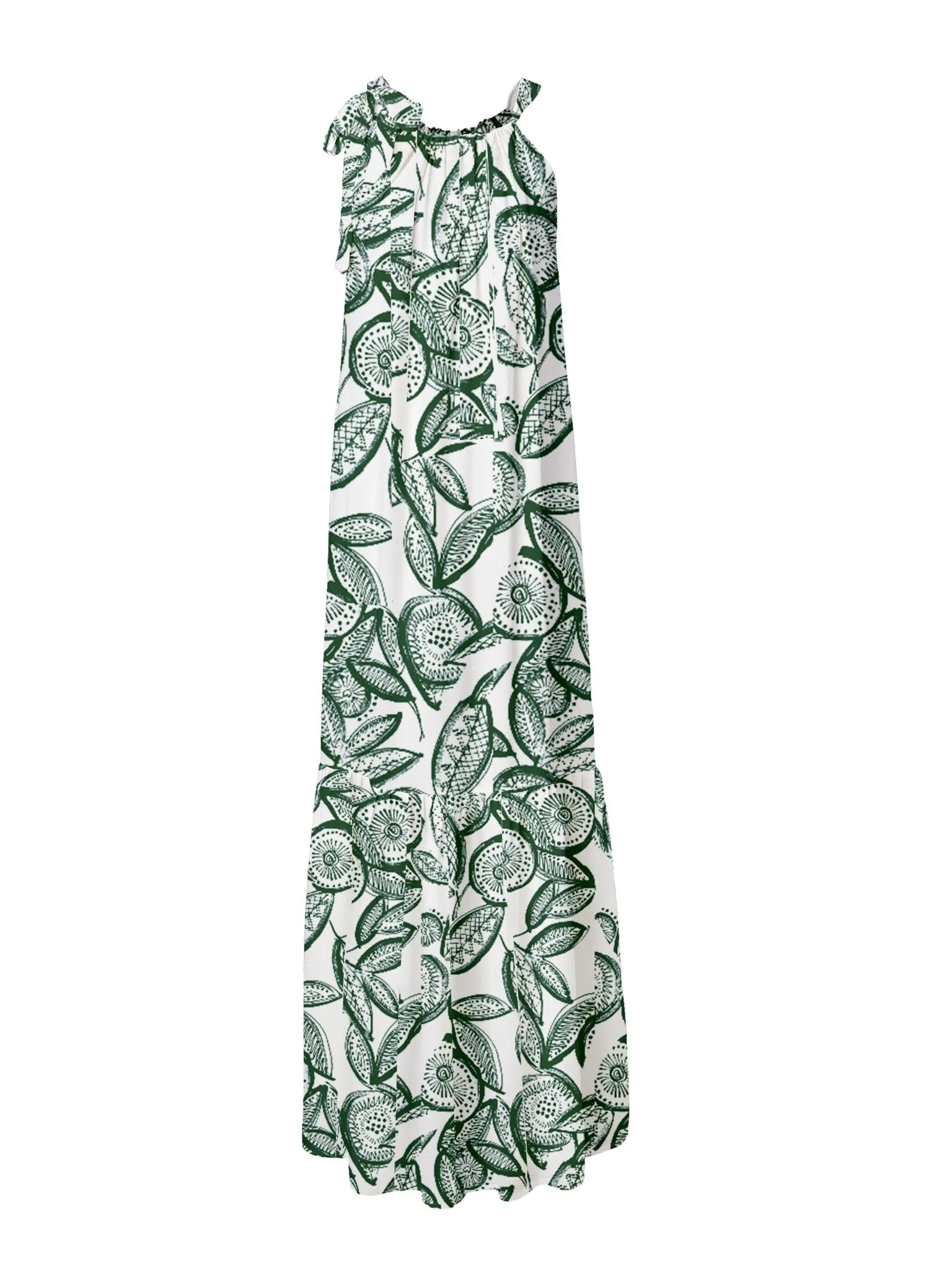 Gnoor Dress - Flora Green