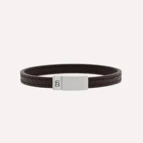 Grady Leather Bracelet Brown