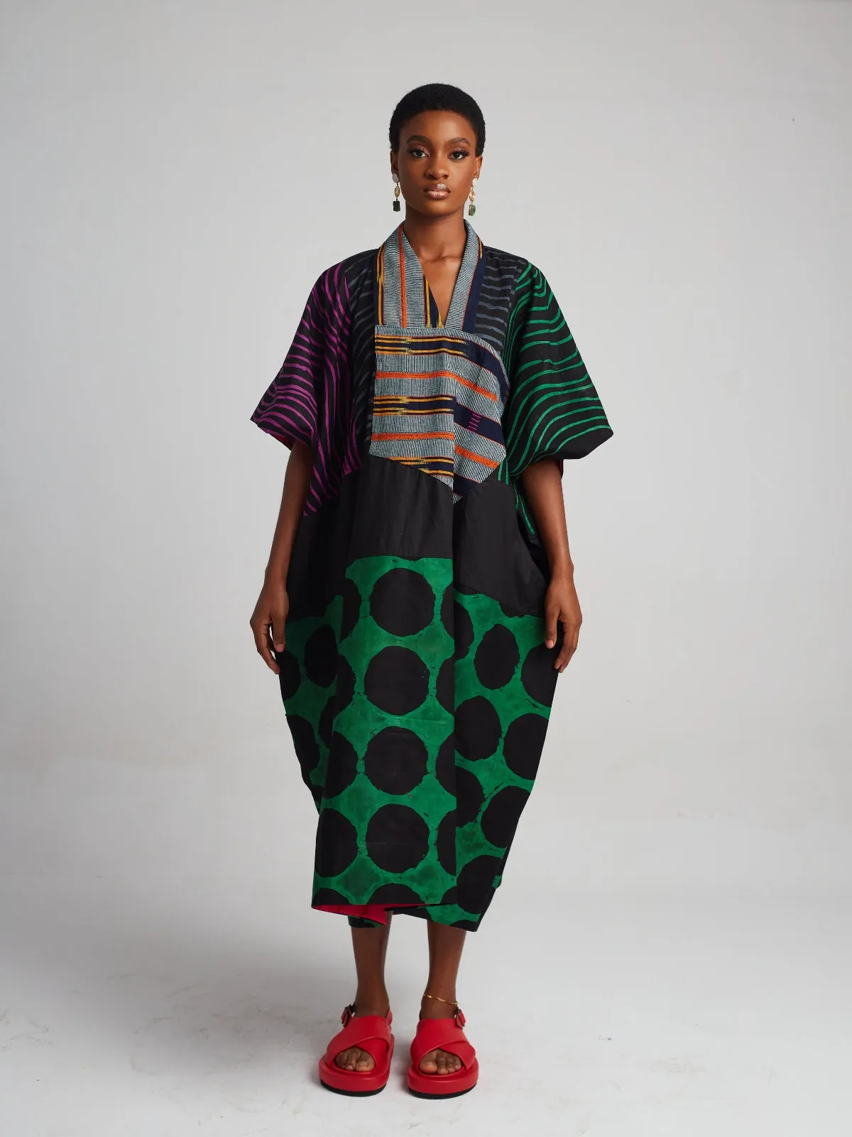 Green Abidjan Dress