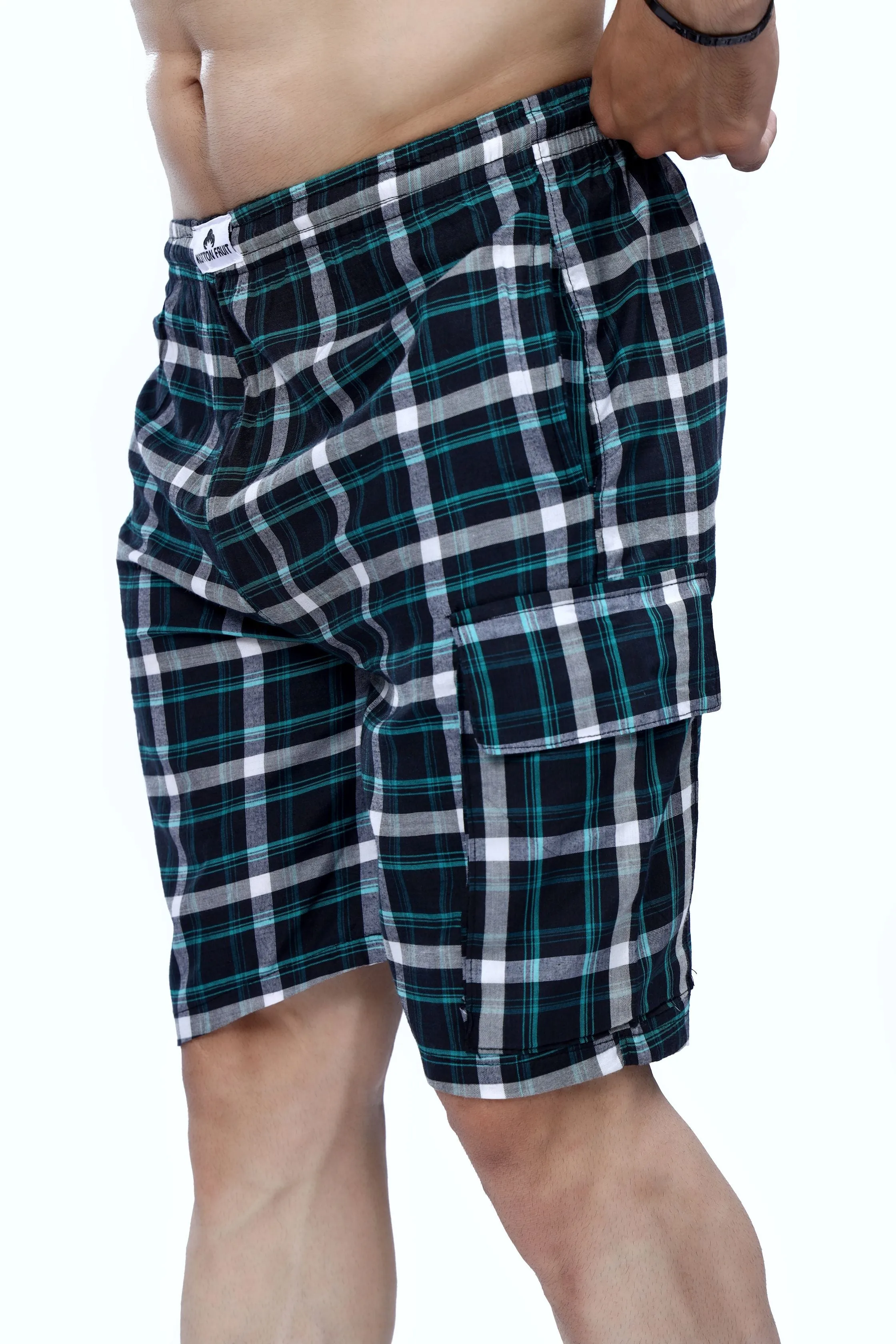 Green Checkered Short