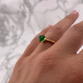 Green Heart Ring