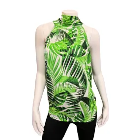 Green Leaf Halterneck Top