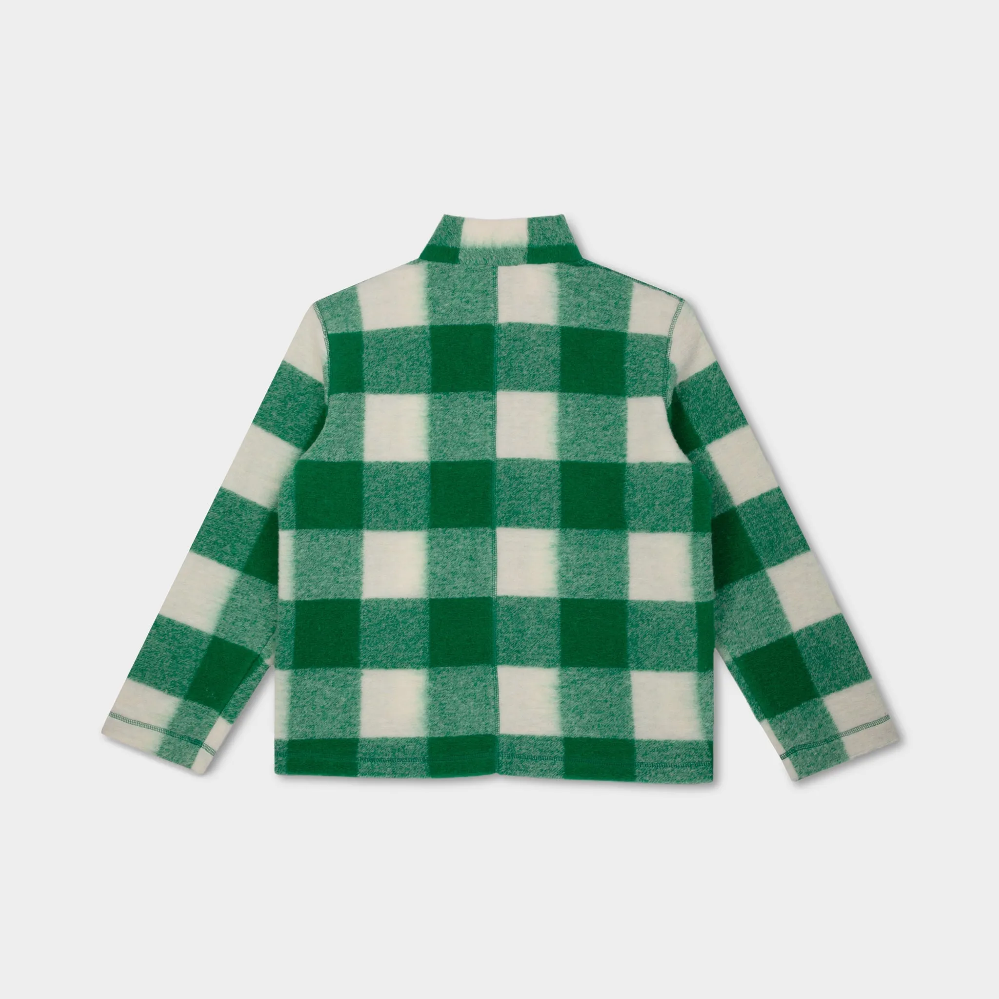 Green Plaid Popover