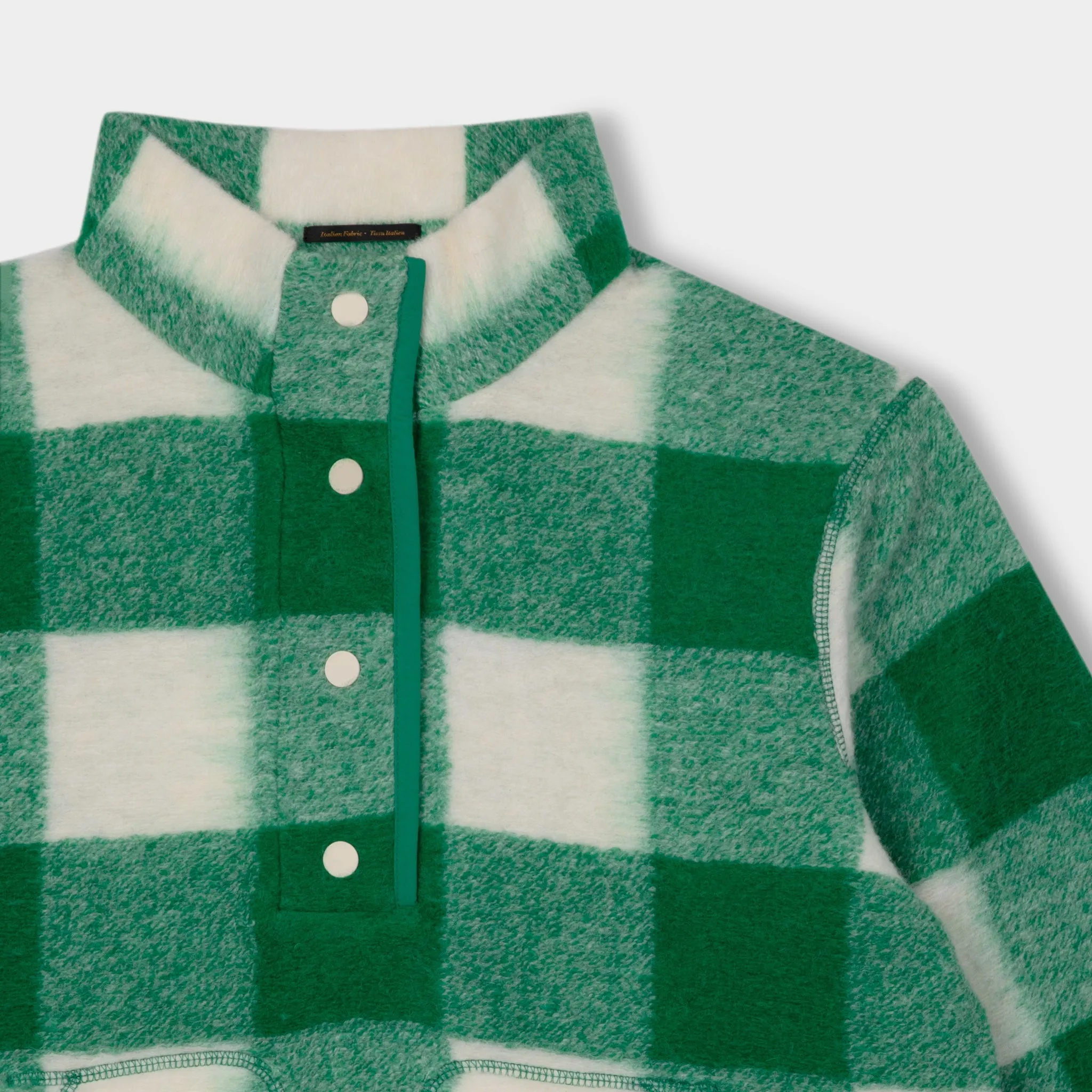 Green Plaid Popover