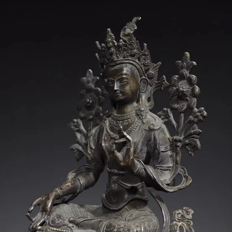 Green Tara Statue