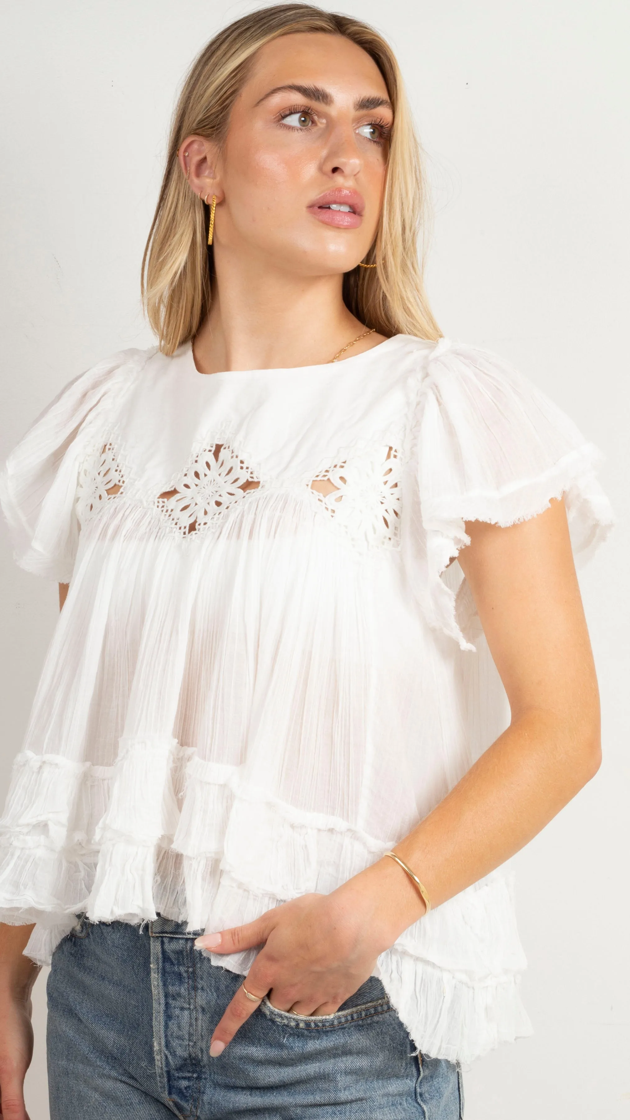 Harrison Top - White