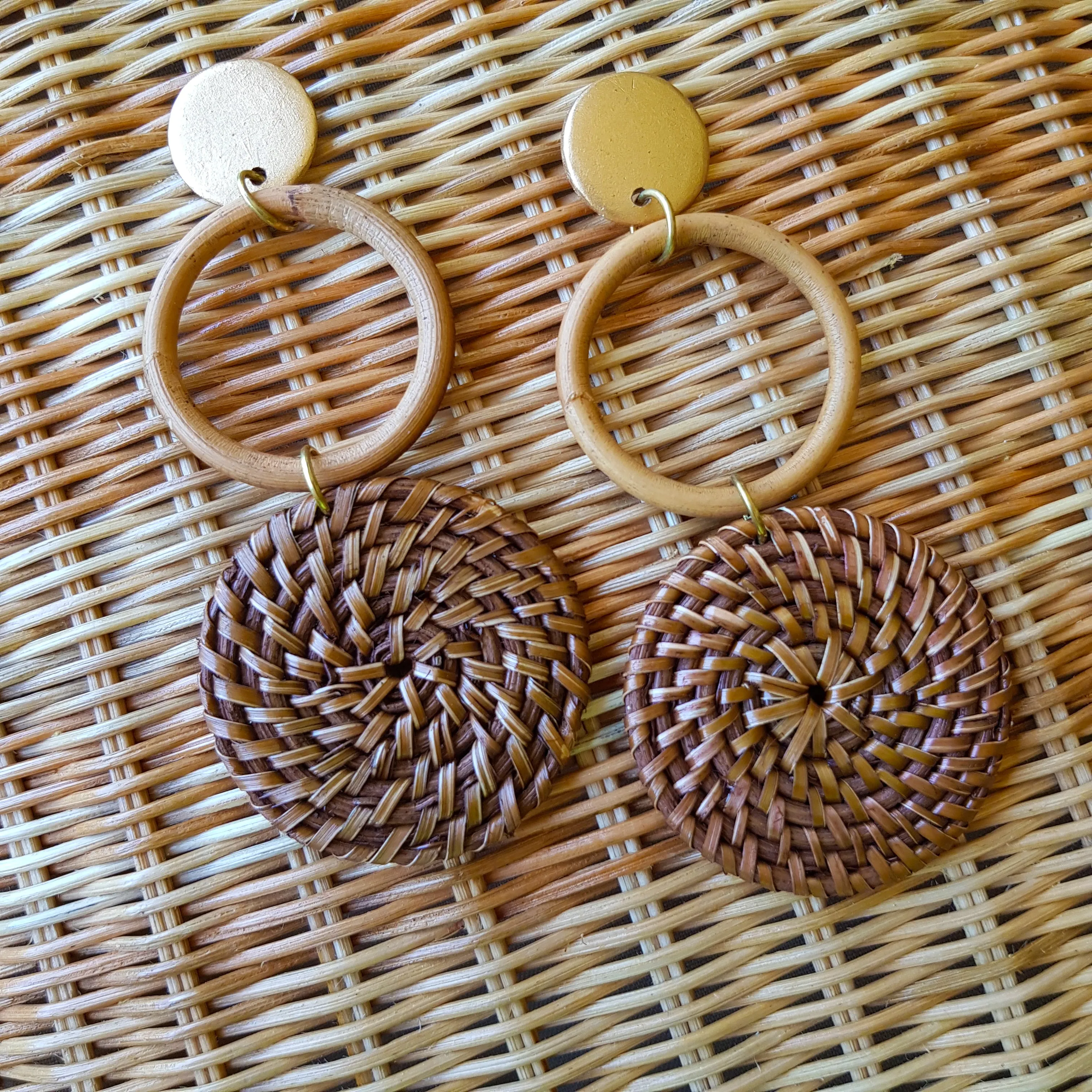 Isla Earrings in Brown