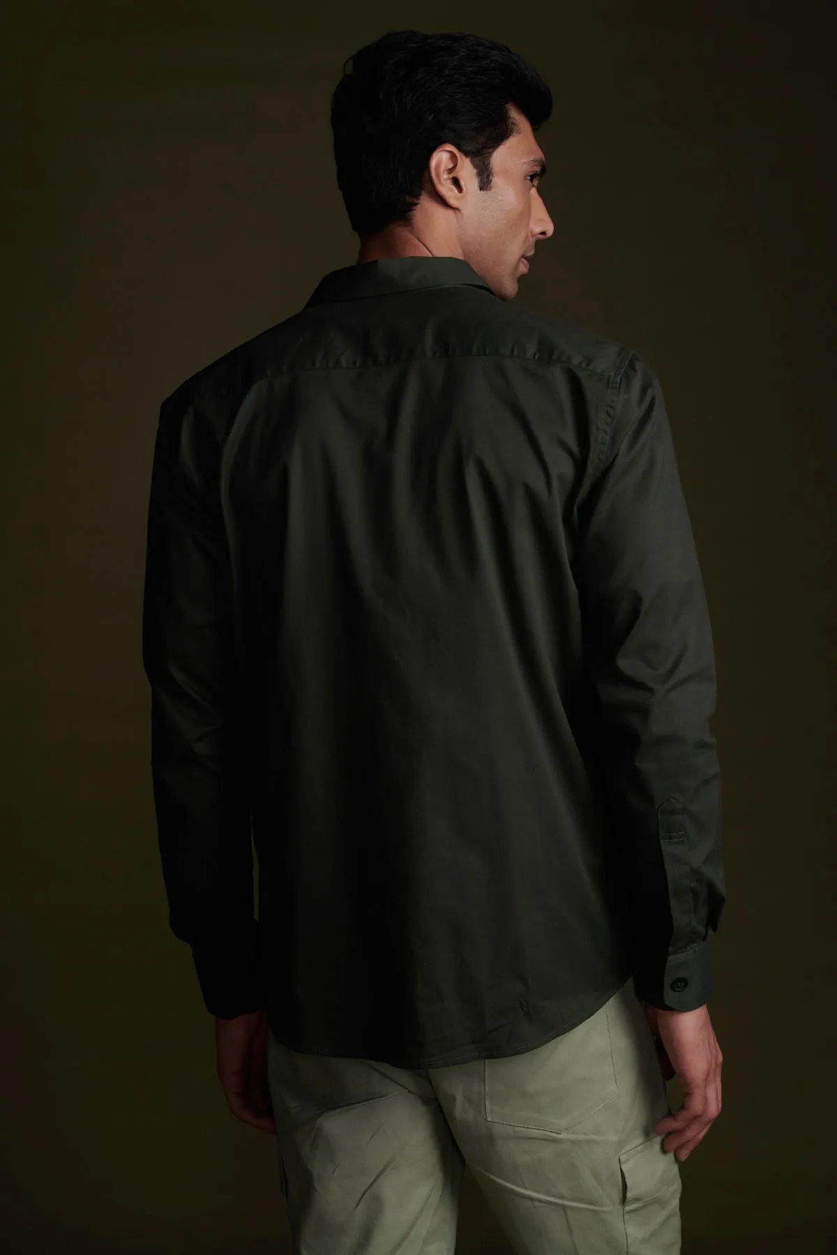 Juniper Green Overshirt