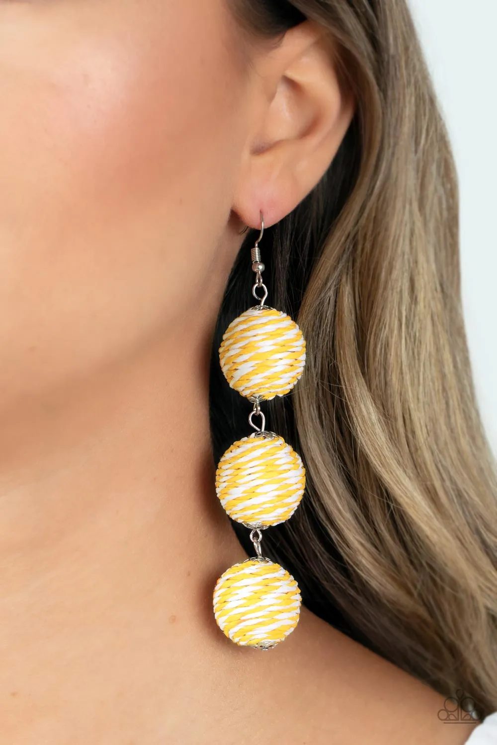 Laguna Lanterns - Yellow Earring