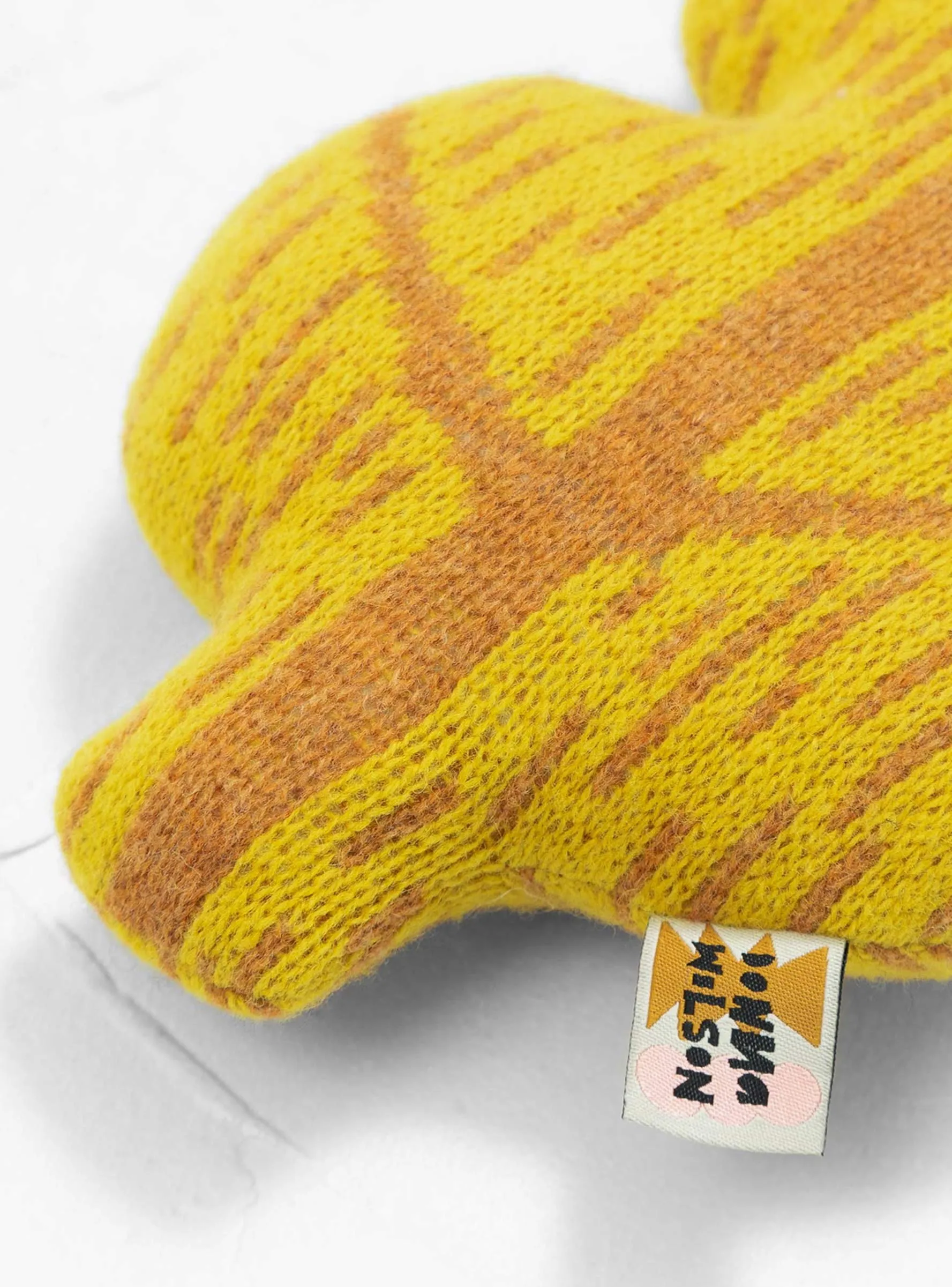 Mini Leaf Cushion Yellow